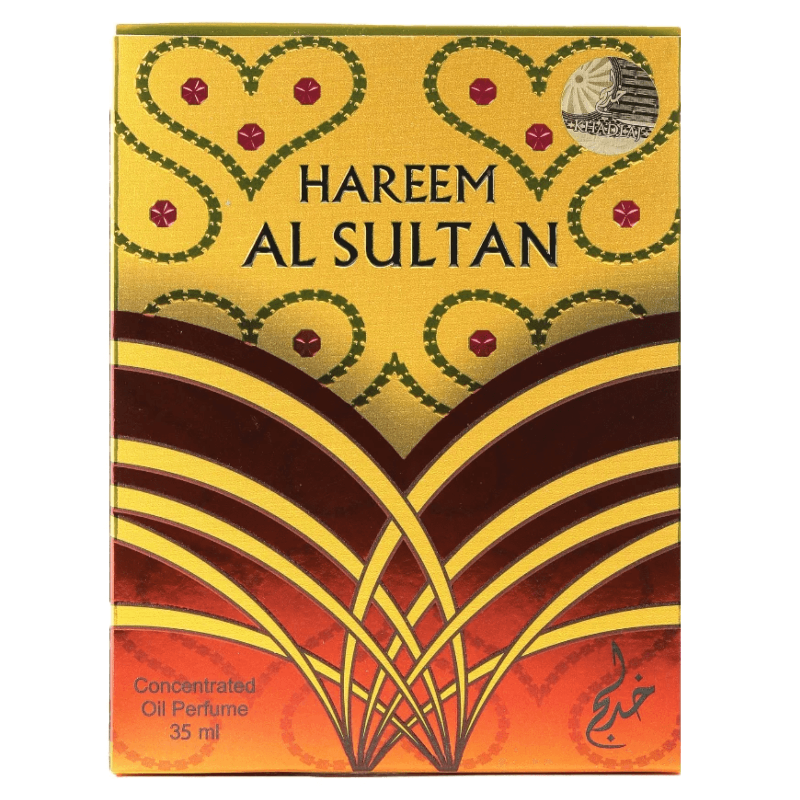 Perfume Khadlaj Hareem Al Sultan aceite dorado para mujer 35ml - Royalsperfume Khadlaj Perfume