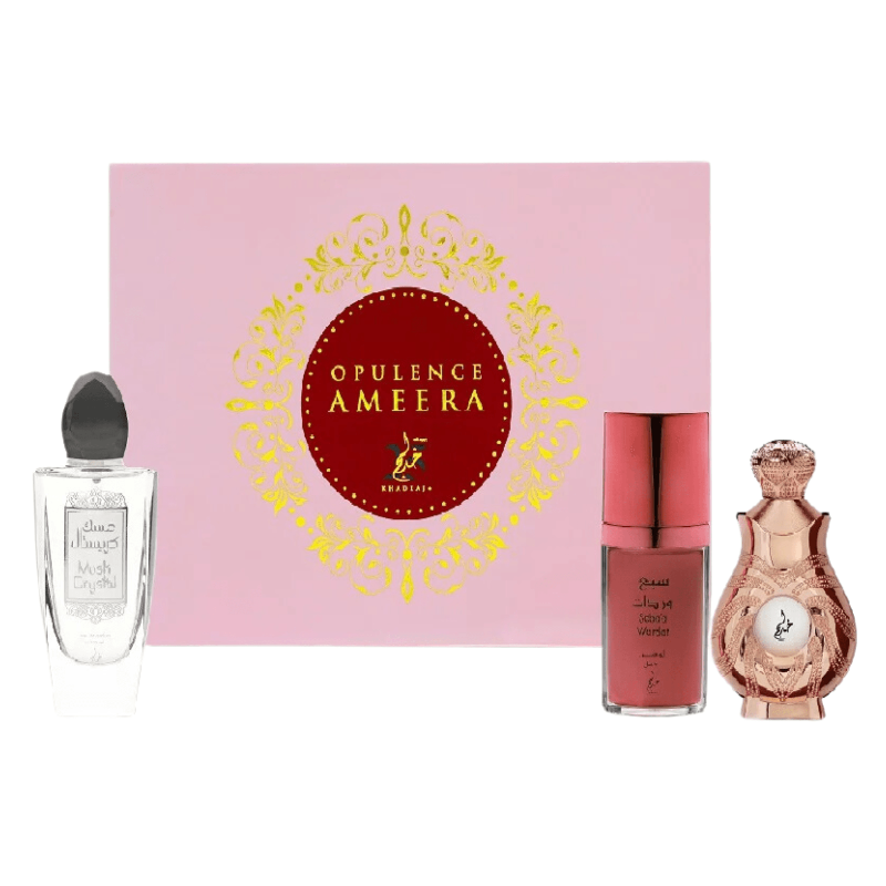 Khadlaj Opulence Ameera set de regalo 3 piezas para mujer - Royalsperfume Khadlaj Perfume