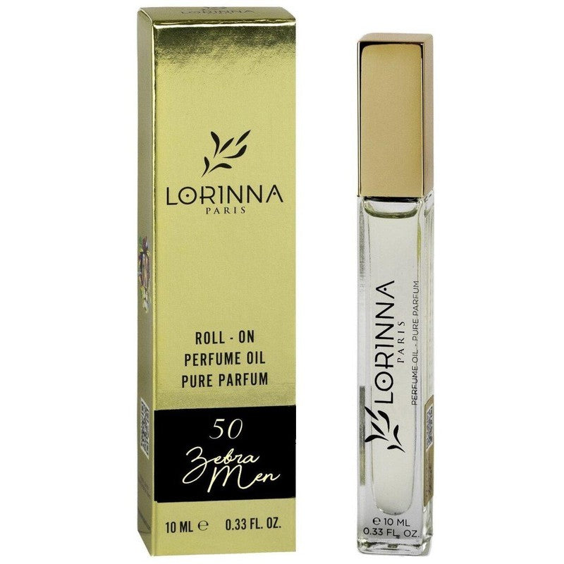 Lorinna Zebra Men perfume en aceite para hombre 10ml - Royalsperfume LORINNA All