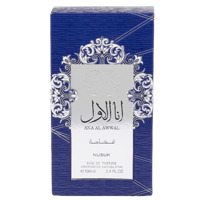 Nusuk Ana Al Awwal Agua perfumada azul para hombre 100ml - Royalsperfume NUSUK Perfume