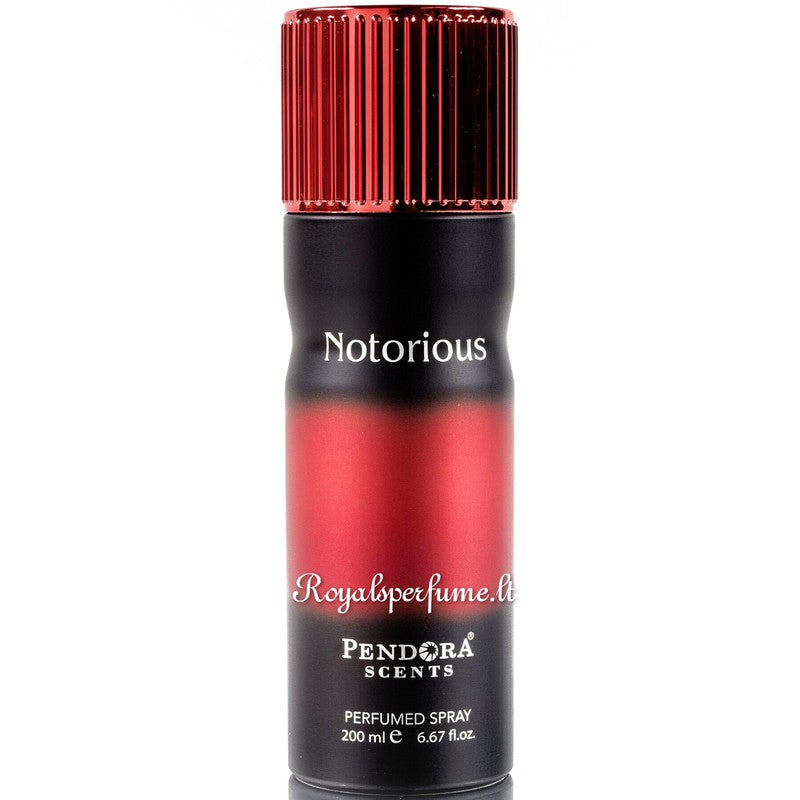 PENDORA SCENT Notorious desodorante perfumado para hombre 200ml - Royalsperfume PENDORA SCENT Desodorantes